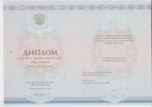 Купить диплом о среднем образовании Бланк диплома о среднем образовании